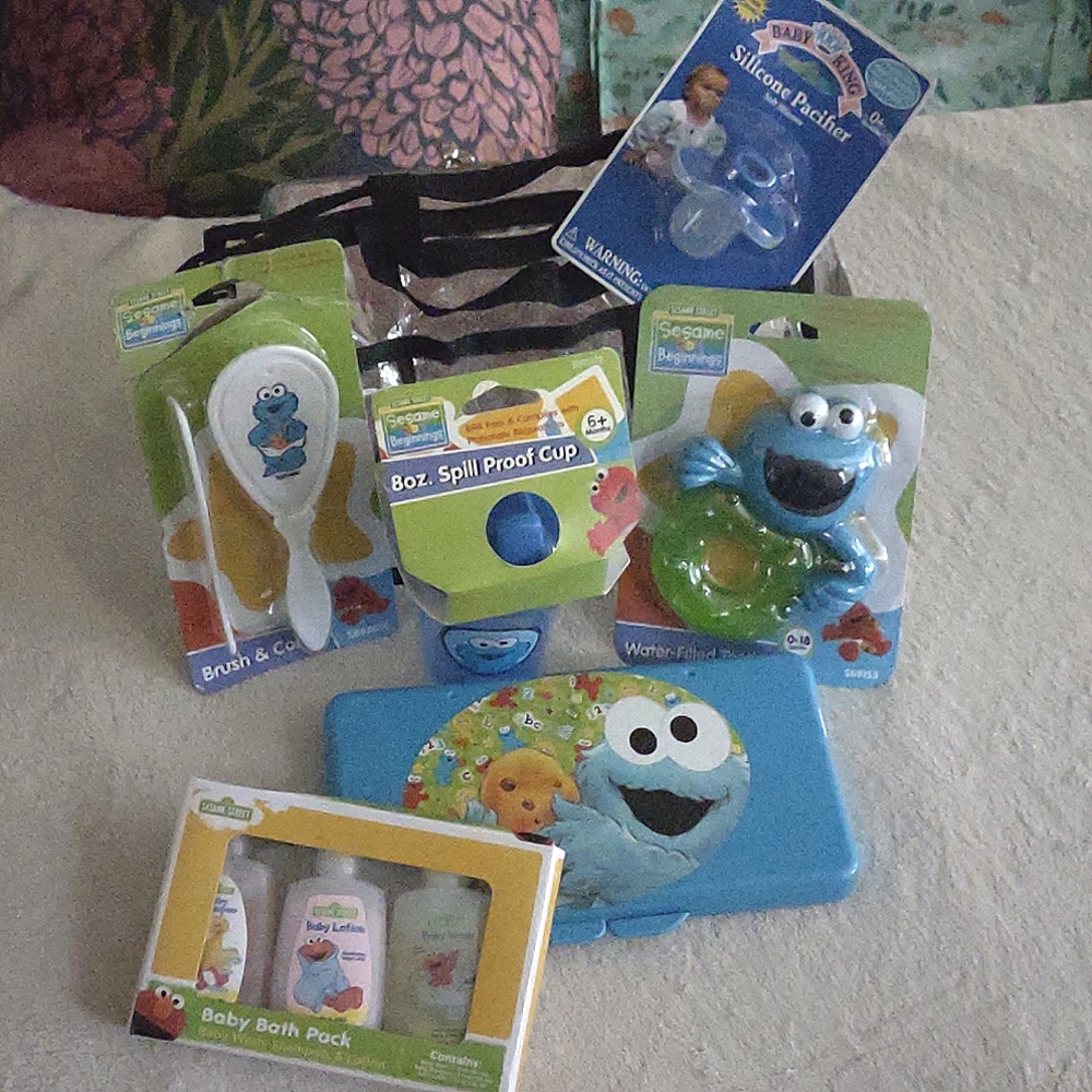 🍼7pc Baby Bundle (Cookie Monster) 💙